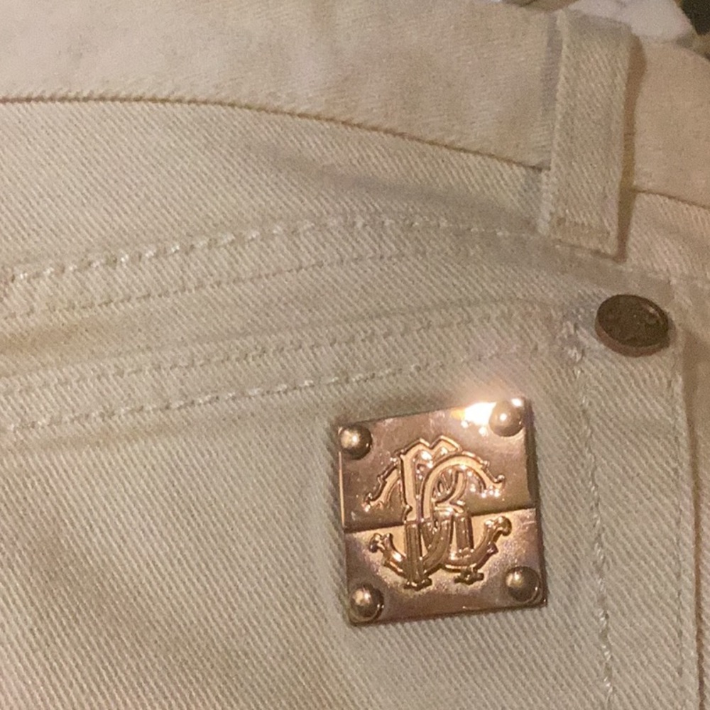 Roberto Cavalli Vintage Buttercream Jeans - Picture 8 of 12